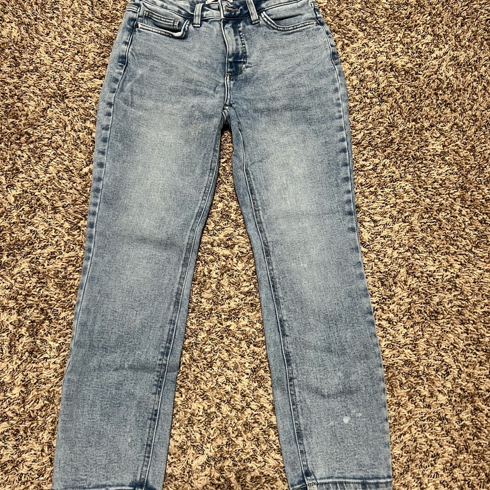 LC Lauren Conrad Light Blue Skinny Ankle Jeans